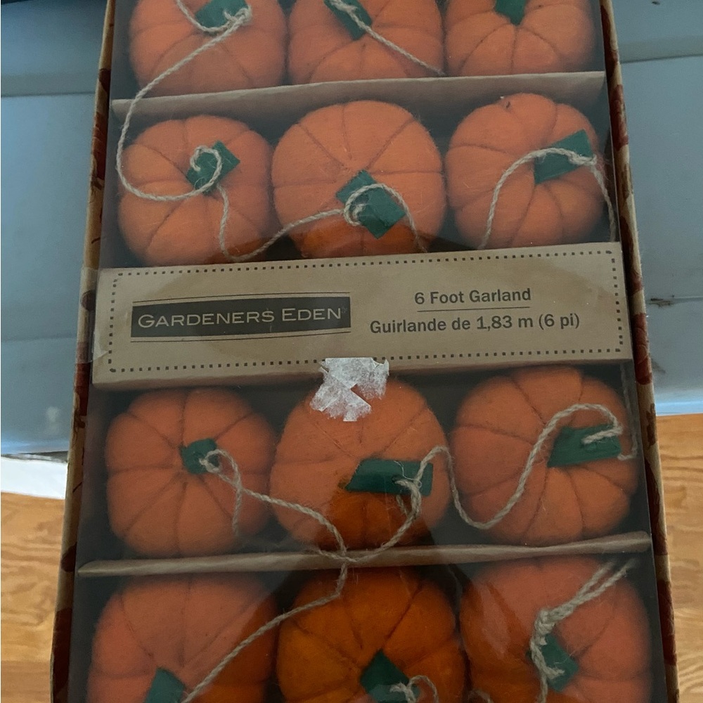 Orange Pumpkin Garland
